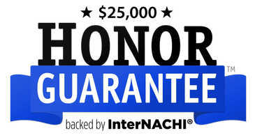 $25000 honor guarantee backed by InterNACHI