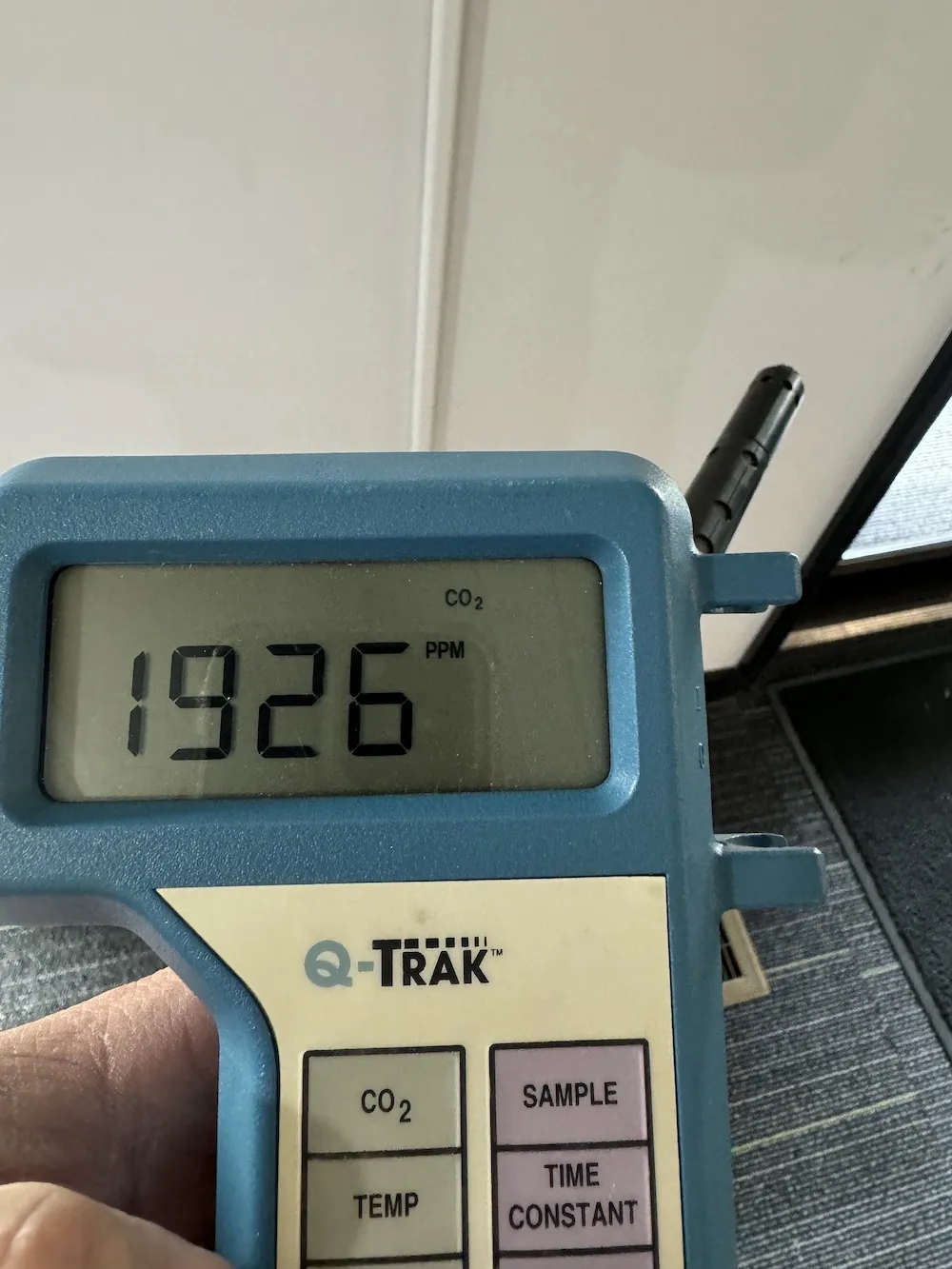on site photo Qtrak sampling
